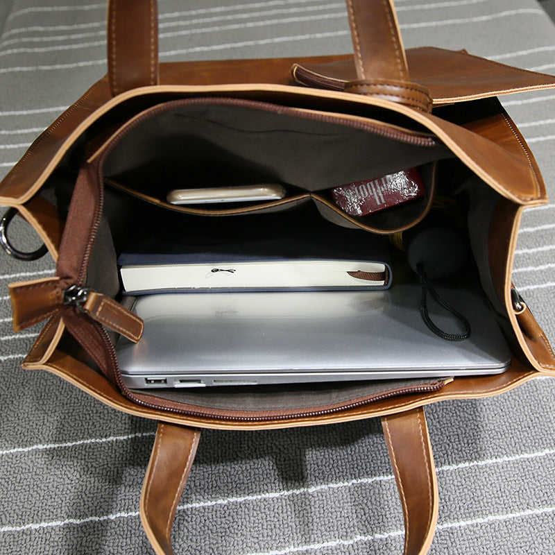 Stilvolle und Geräumige Ledertasche Karnz