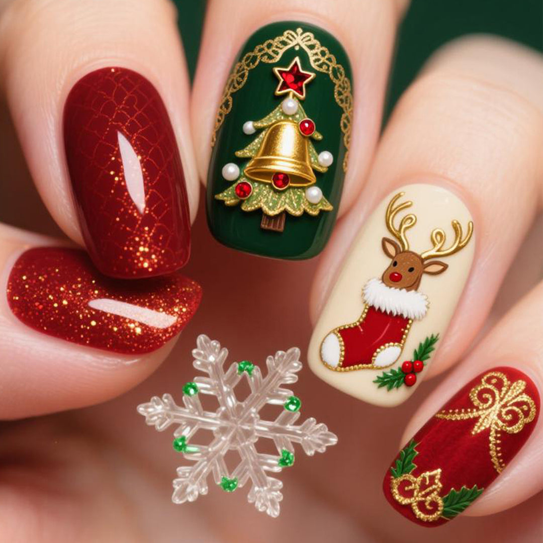 Festliches Nagelkunst-Set Karnz