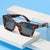 Damen Quadratische Sonnenbrille mit luxuriösem Design Karnz