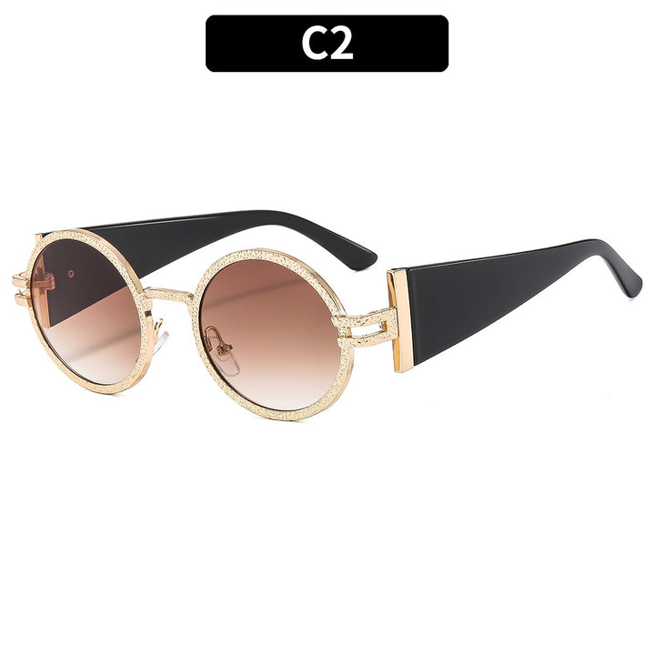 Elegante dekorative runde Rahmen-Sonnenbrille