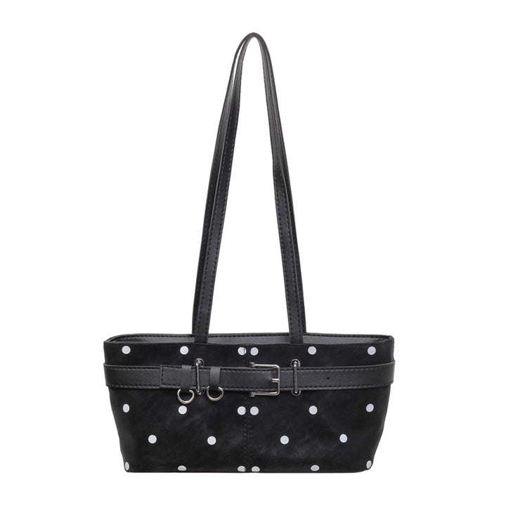 Stylische Pünktchen Schultertasche