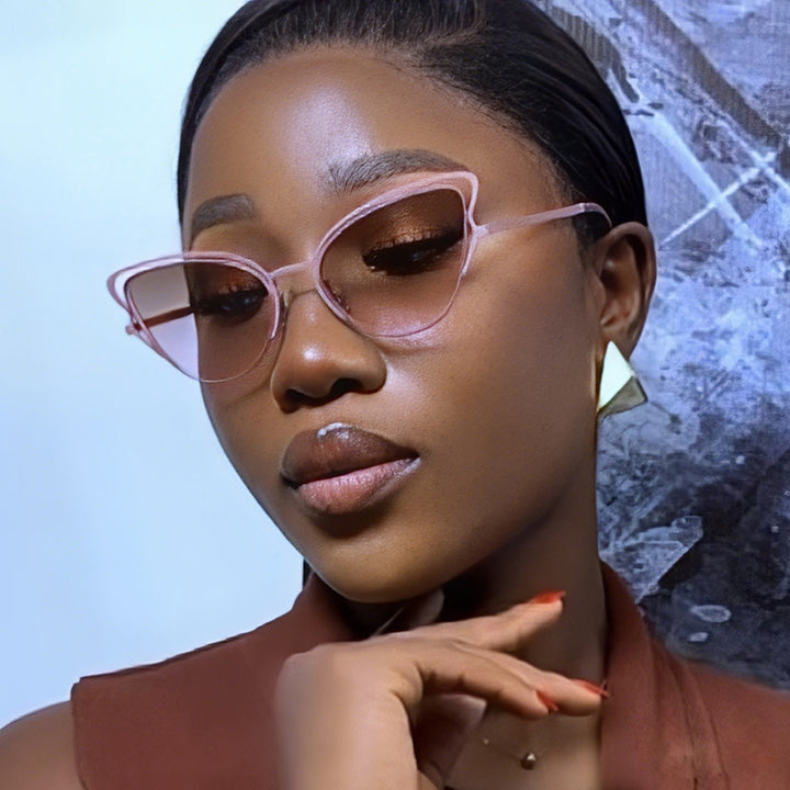 Damen Cat-Eye Brille mit edlem Metallrahmen und komfortabler Passform Karnz