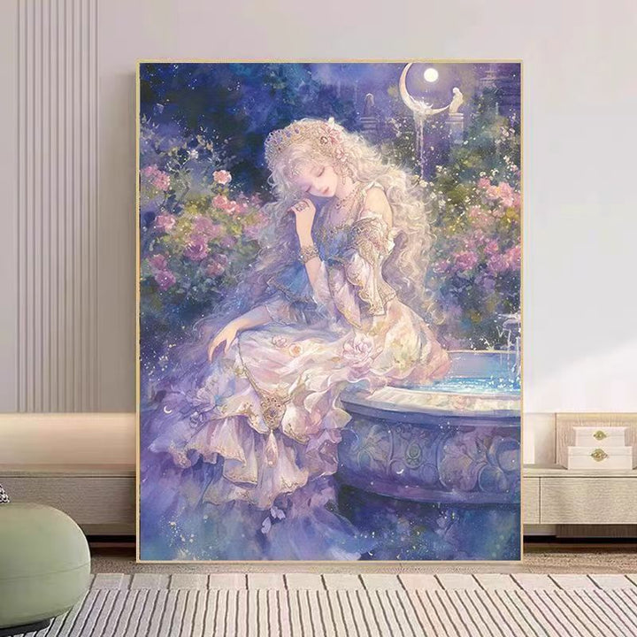 Traumhafte Fantasy-Illustration Wandkunst Karnz
