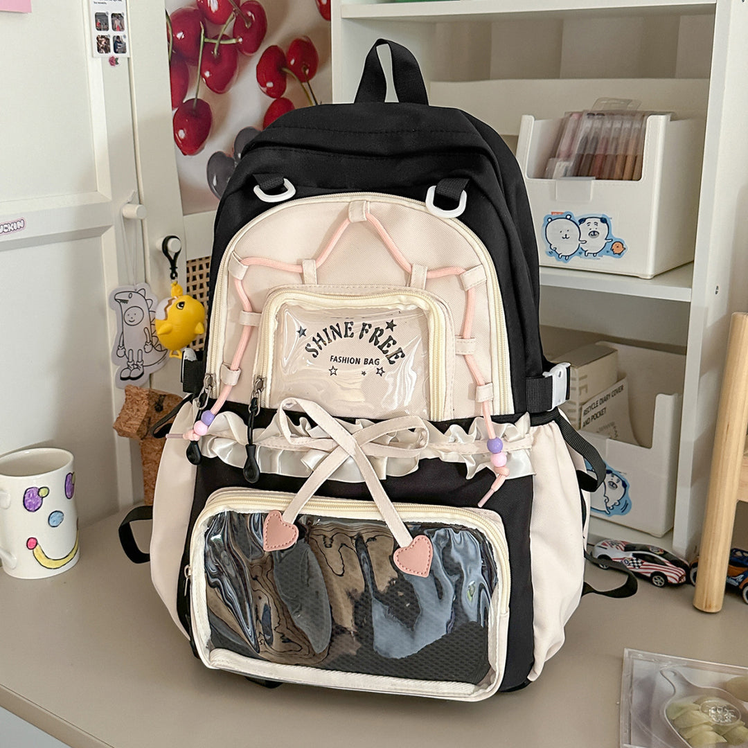 Stylischer Mehrfach-Taschen Freizeit-Rucksack