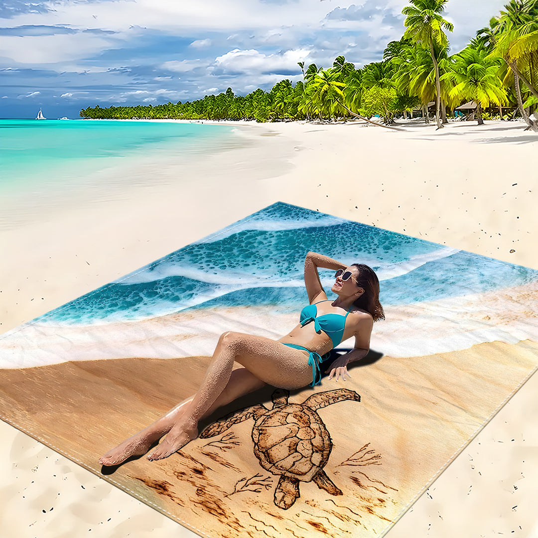 Mandala Design Strandmatte Karnz