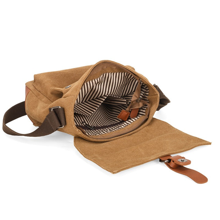Vintage-inspiriert Canvas Messenger Bag Karnz