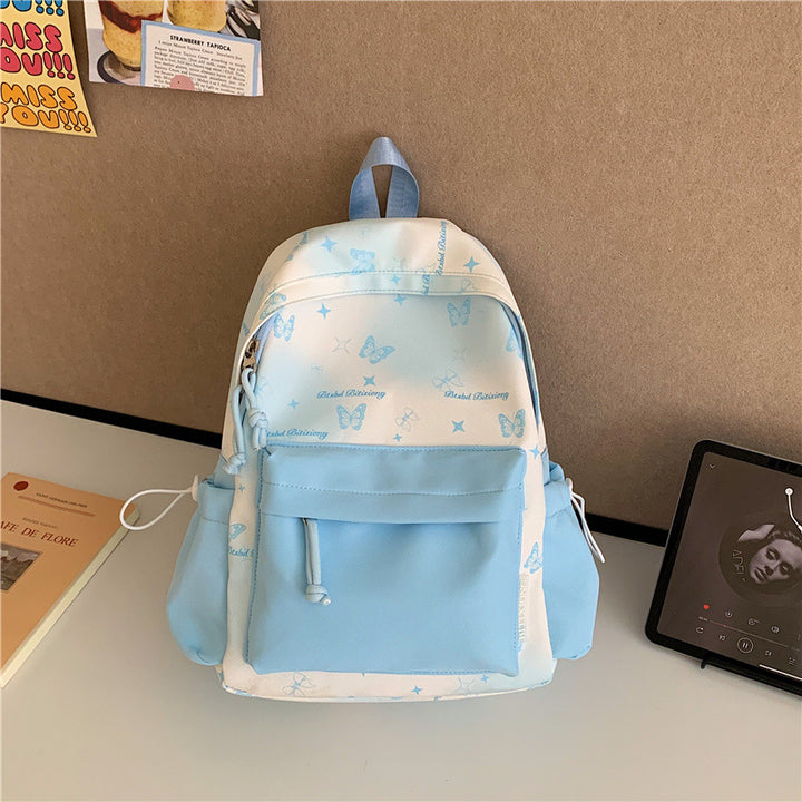Schmetterlingsdruck Mehrfach-Taschen Rucksack