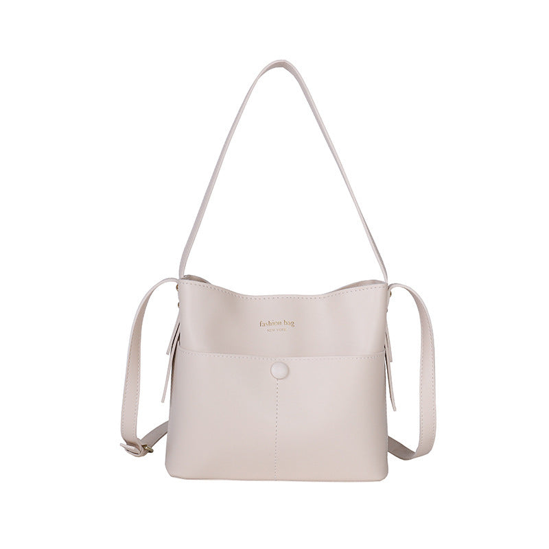 Minimalistische Leder Schultertasche