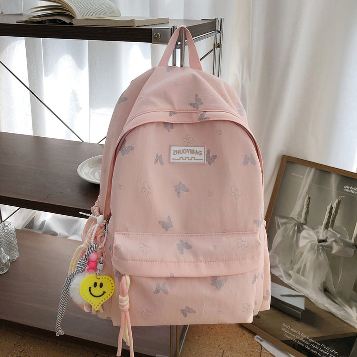 Schmetterlingsdruck Casual Rucksack Karnz