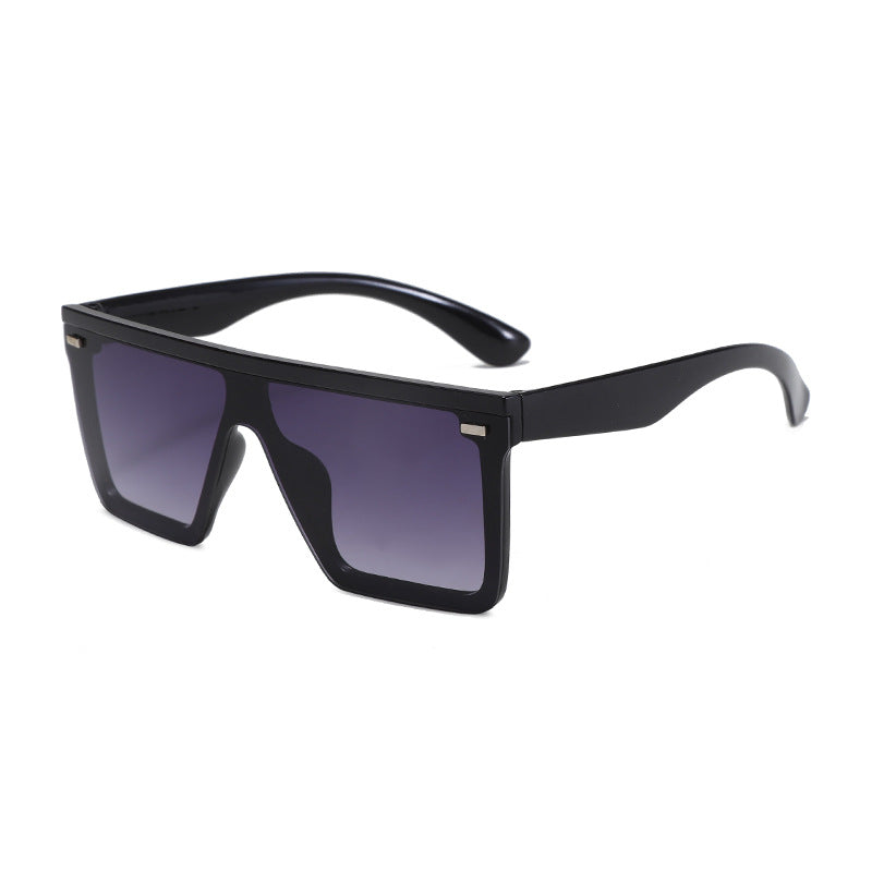 Damen Sportliche Oversized-Sonnenbrille mit modernem Rahmen Karnz