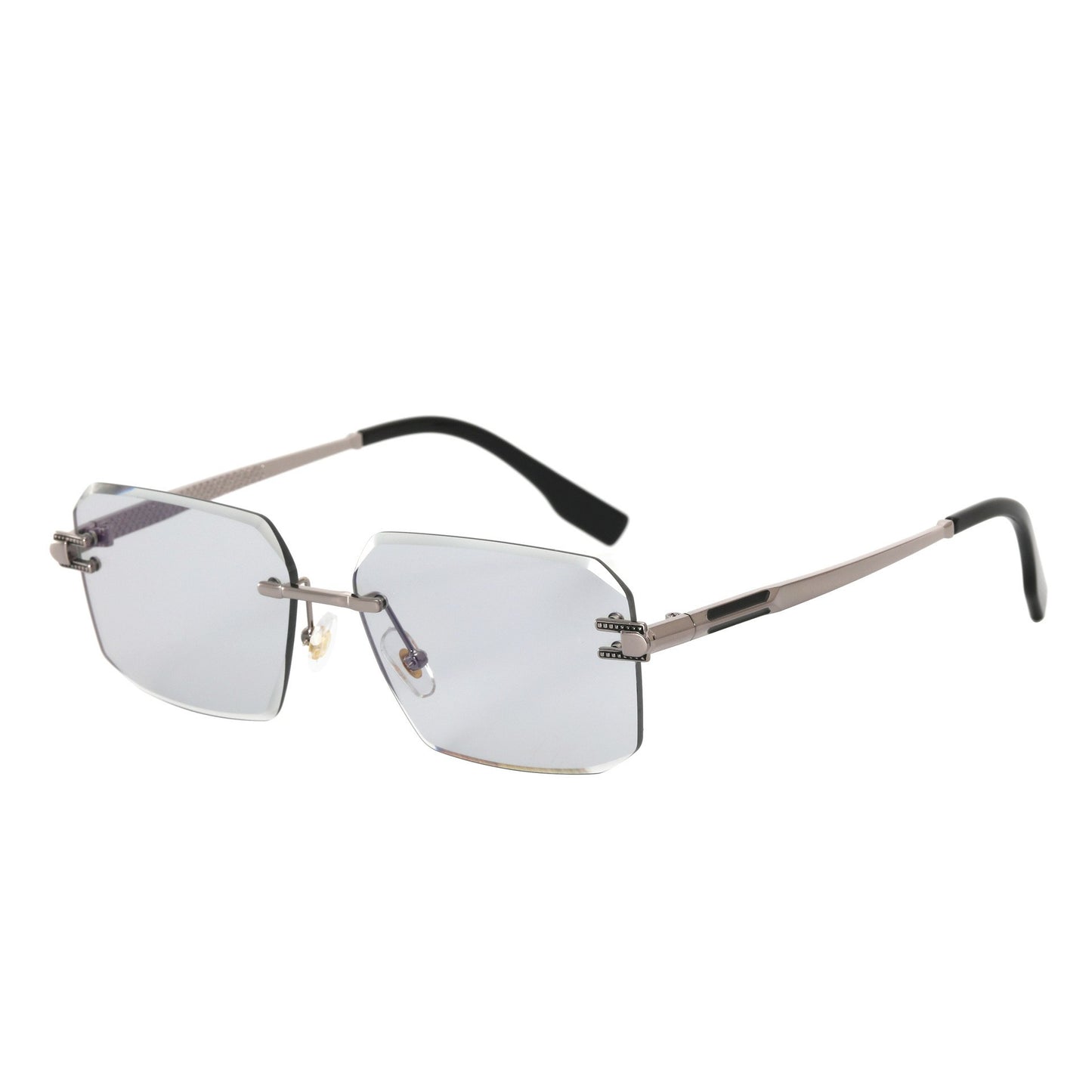 Damen Geometrische Designer-Sonnenbrille mit luxuriösem Metallrahmen und hochwertigen UV-Schutzgläsern Karnz