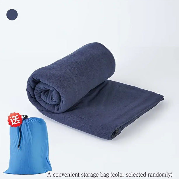 Damen Ultraweiche Reise-Decke mit Tragetasche Karnz