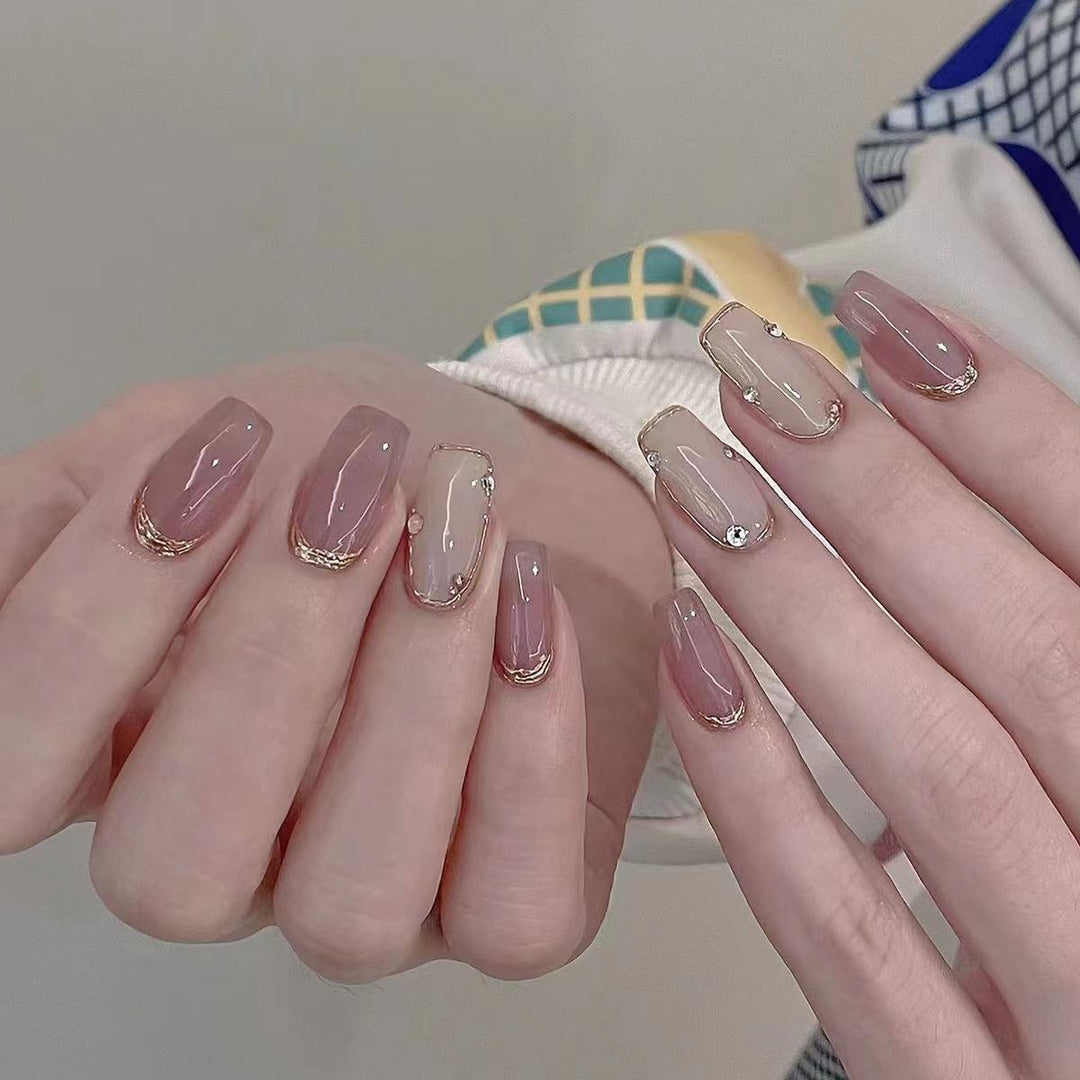 Dekorative Druck-Nagelkollektion