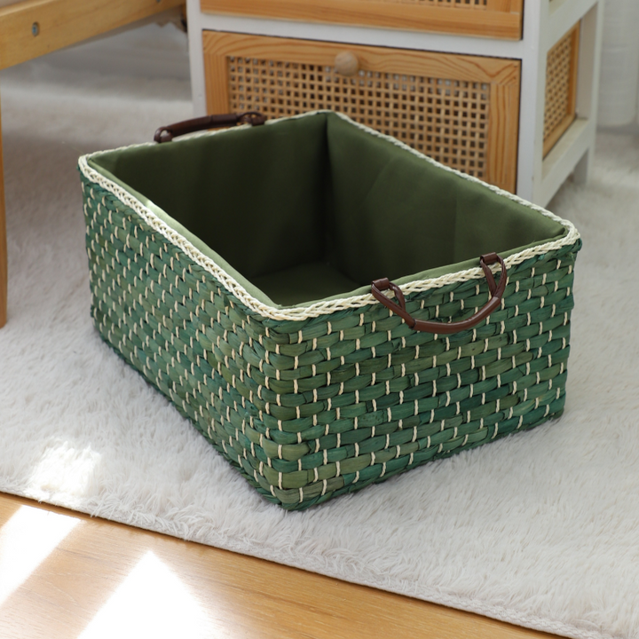 Handgefertigter Organizer-Korb mit Zwei Griffen Karnz