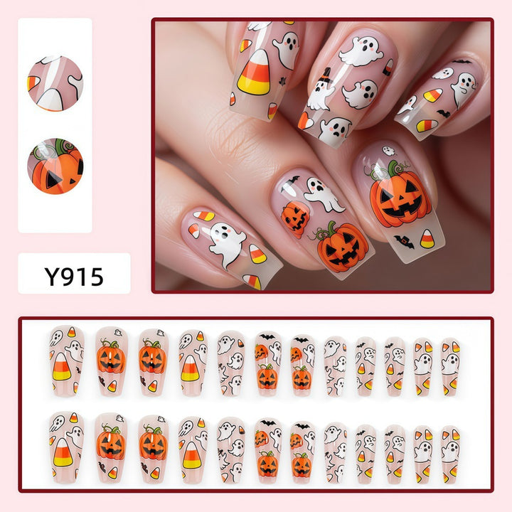 Kunstnägel Im Kreativen Halloween-Motiv Karnz