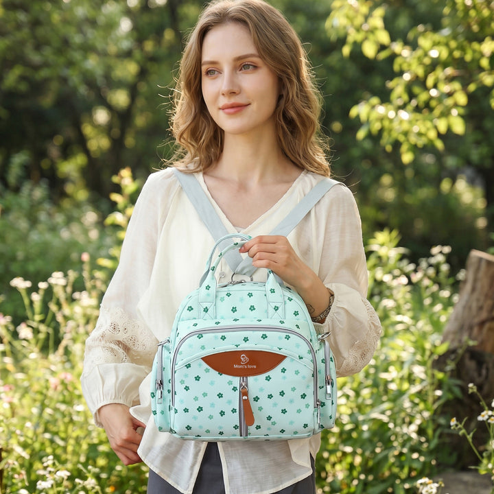 Stylische Mehrfach-Taschen Wickeltaschen Rucksack Karnz
