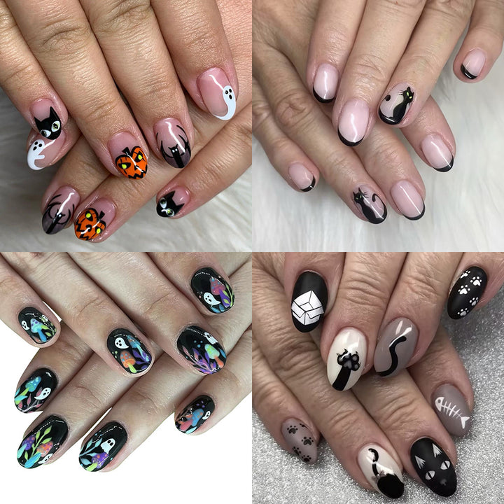 Themen-Halloween-Nagelkunst-Design-Set Karnz