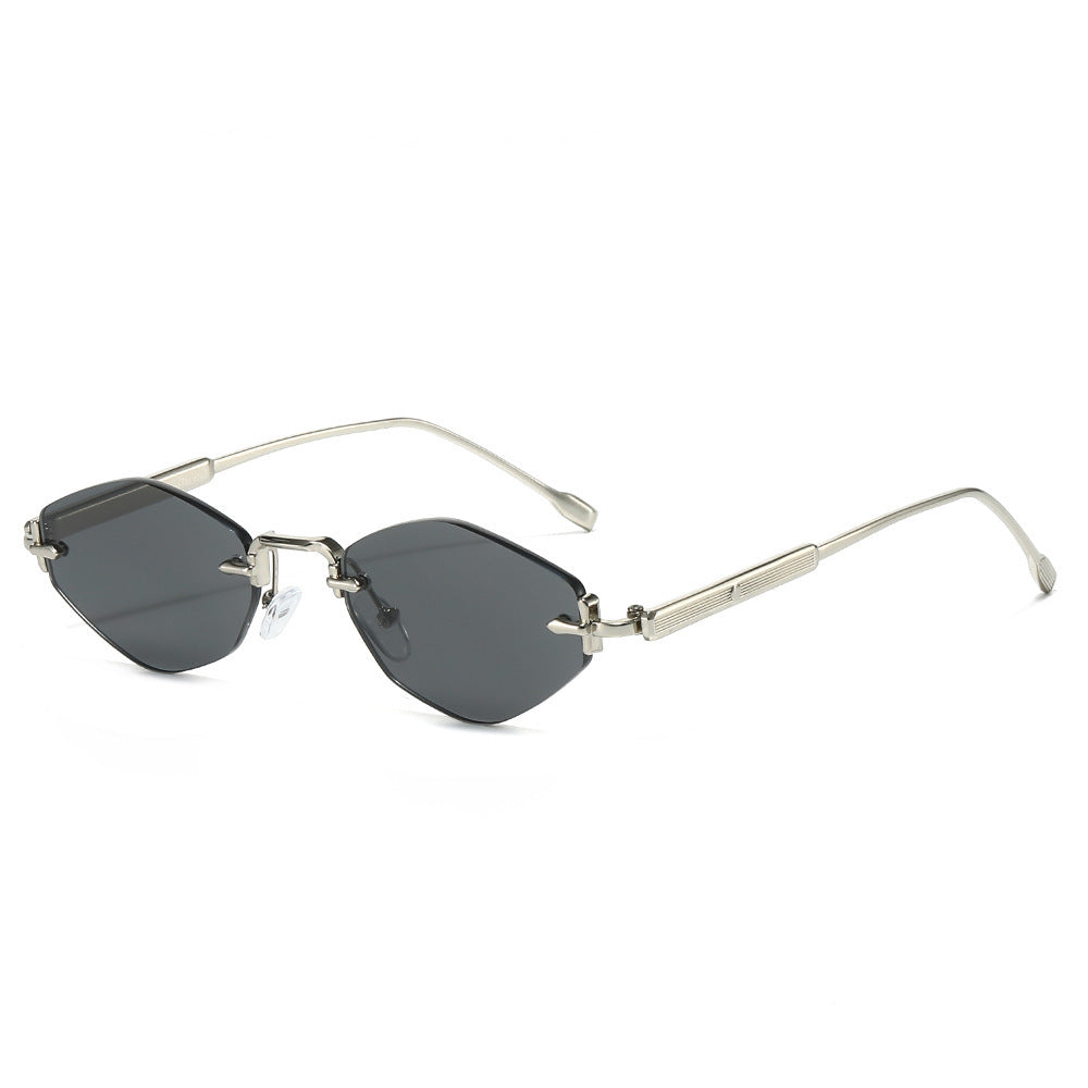 Chic Winkel Katzenaugen-Sonnenbrille Karnz