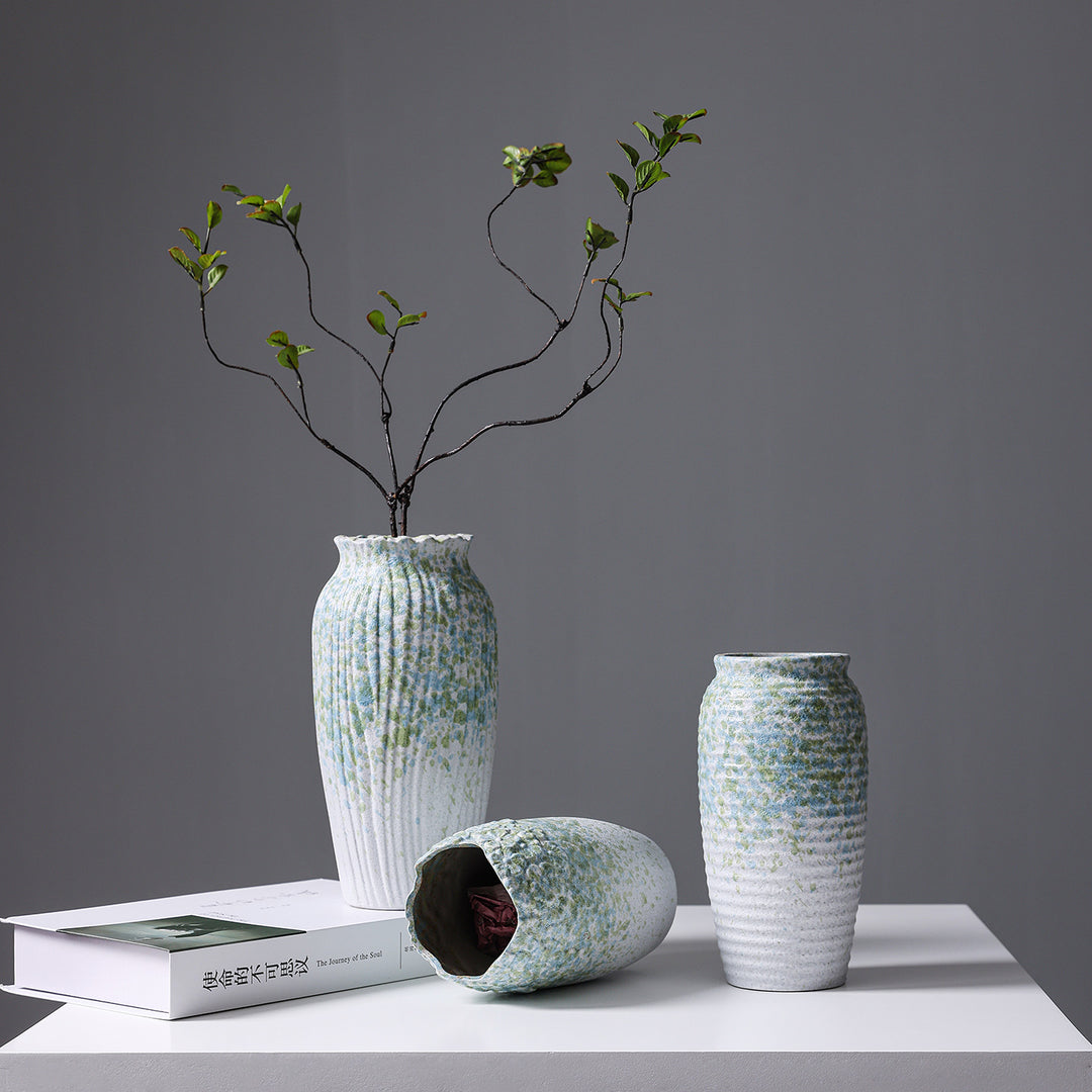 Künstlerische glasierte Keramikvase