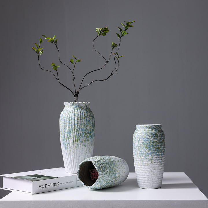 Künstlerische glasierte Keramikvase