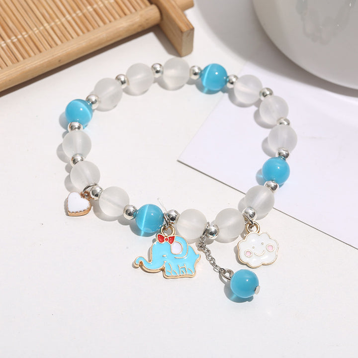Delfin Charm Beaded Armband Karnz