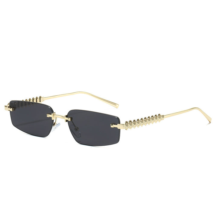Damen Designer Sonnenbrille mit einzigartigem Stacheldraht-Design Karnz
