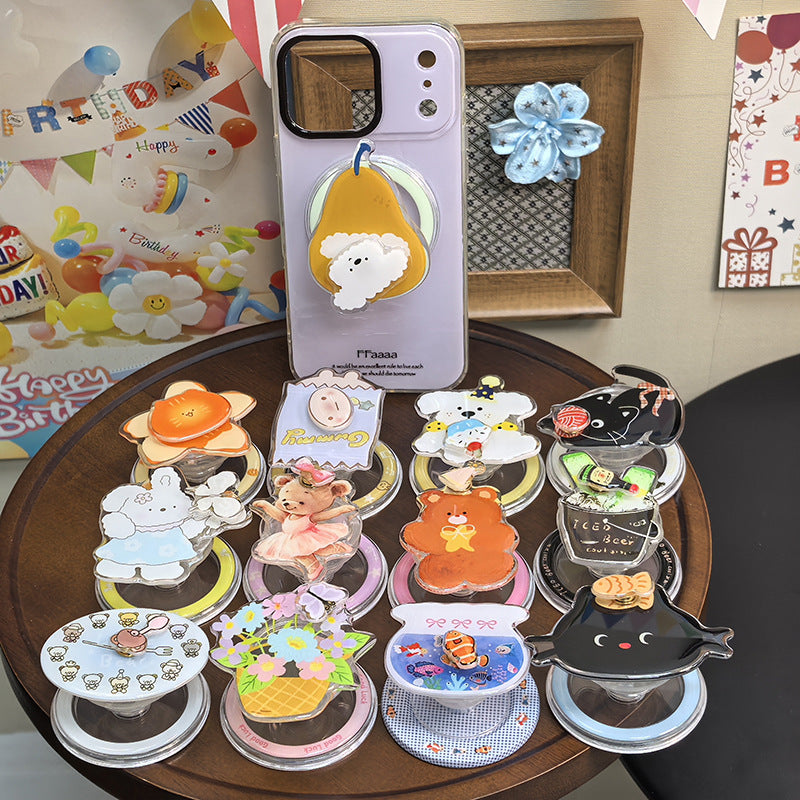 Floral Eiswaffel Handygriff Karnz