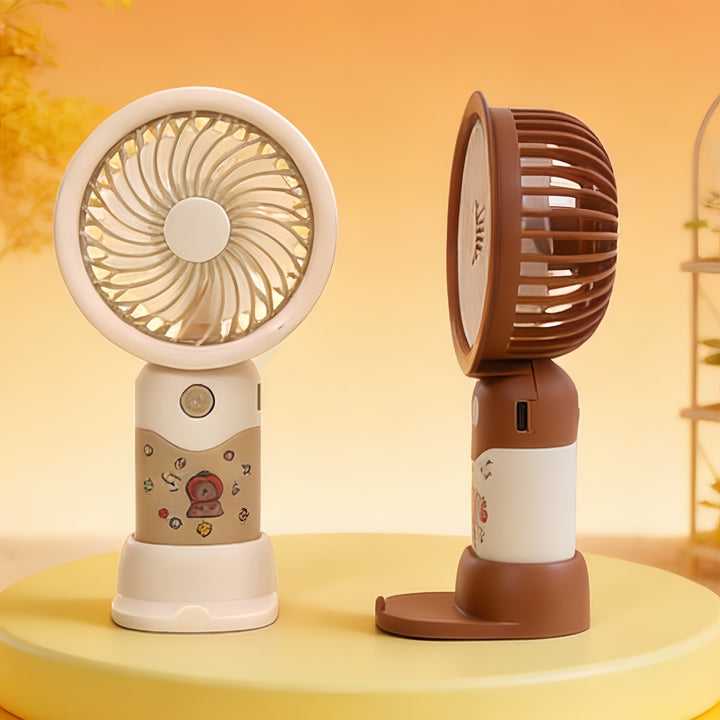Damen Tragbarer Handventilator mit kinderfreundlichem Design Karnz
