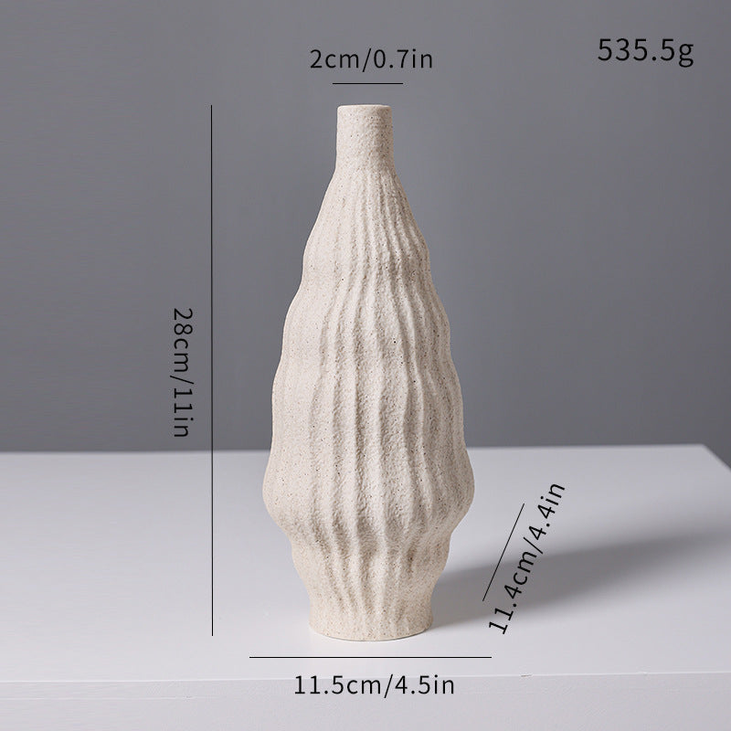 Strukturierte Keramische Dekorative Vase