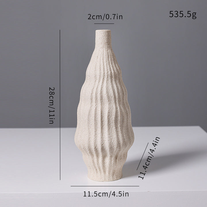 Strukturierte Keramische Dekorative Vase