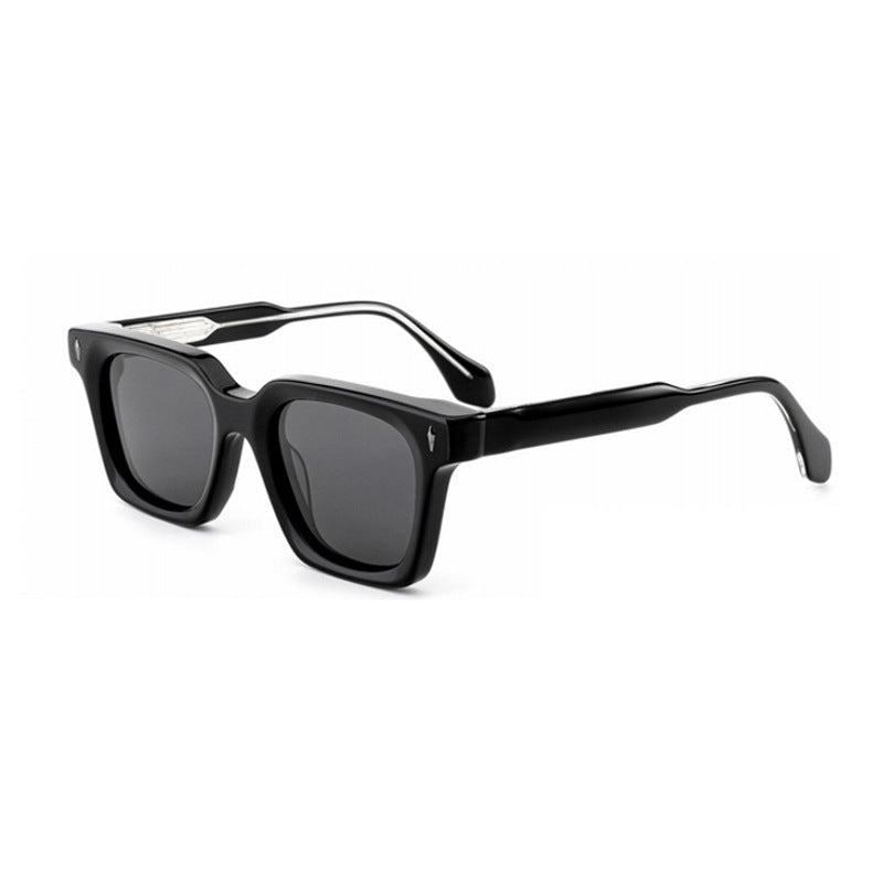 Damen klassische quadratische Sonnenbrille mit robustem Rahmen und UV-Schutz Karnz