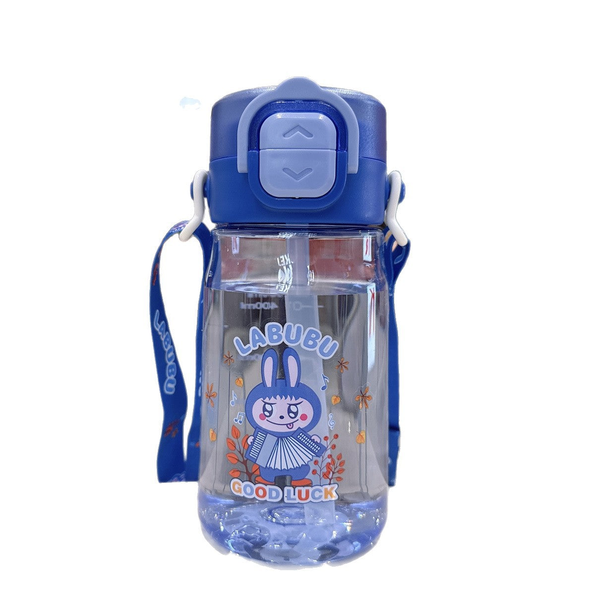 Damen Kindgerechte Wasserflasche mit praktischer Silikonschlaufe Karnz