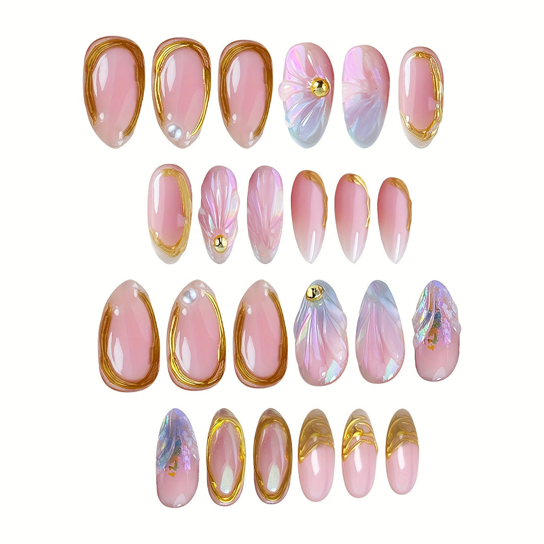 Künstlerische Gel-Nagelverlängerungen Karnz