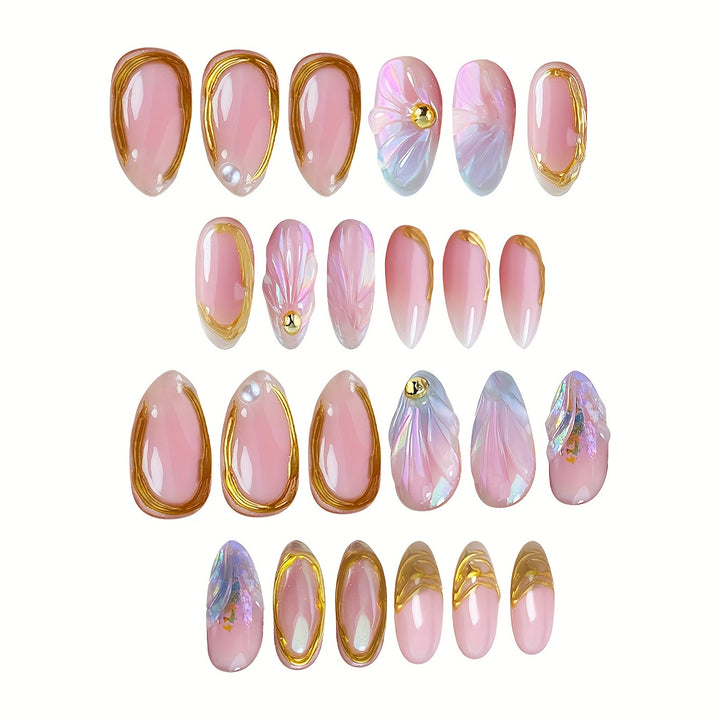 Künstlerische Gel-Nagelverlängerungen Karnz
