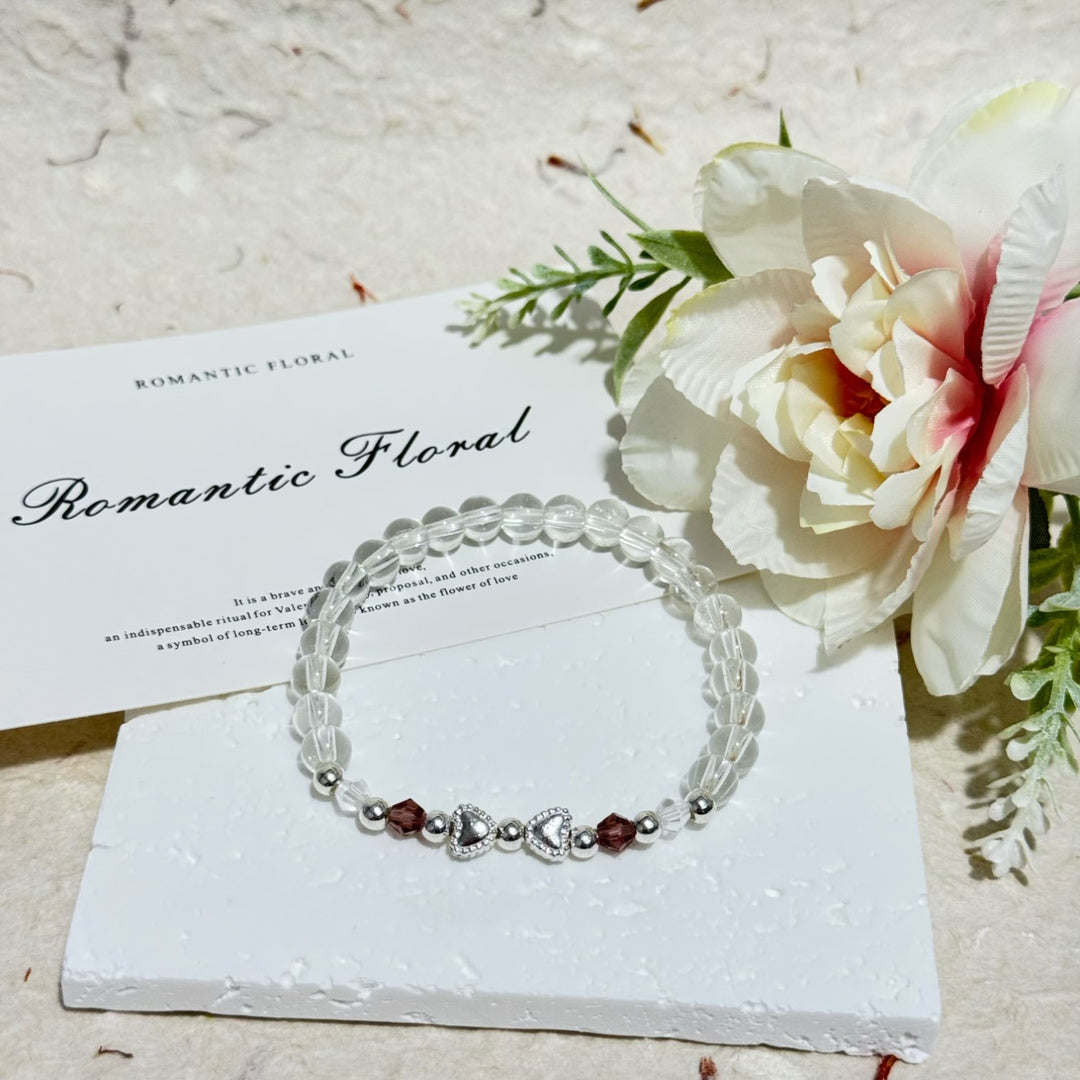 Romantisches Floral-Perlenarmband Karnz