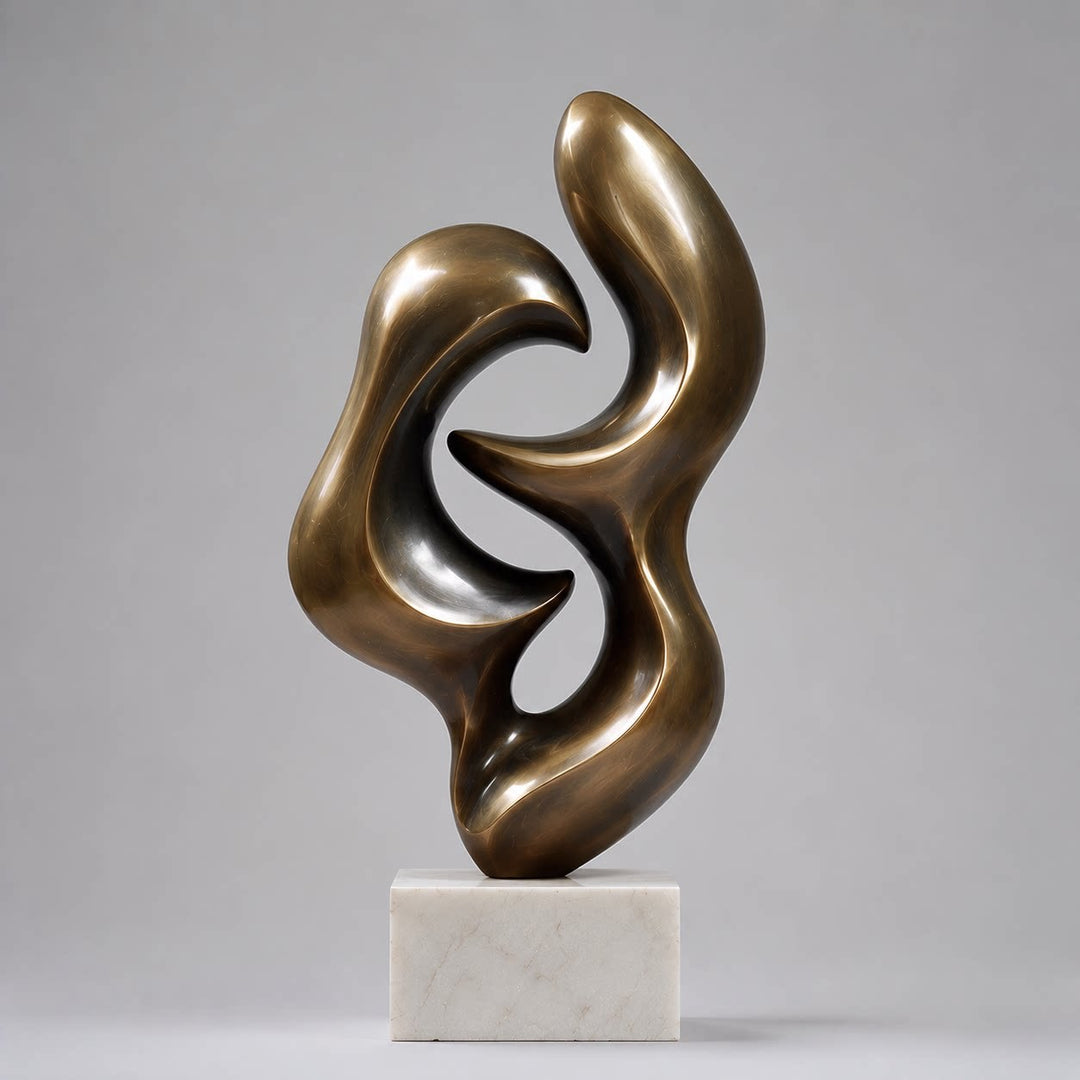 Moderne abstrakte dekorative Skulptur