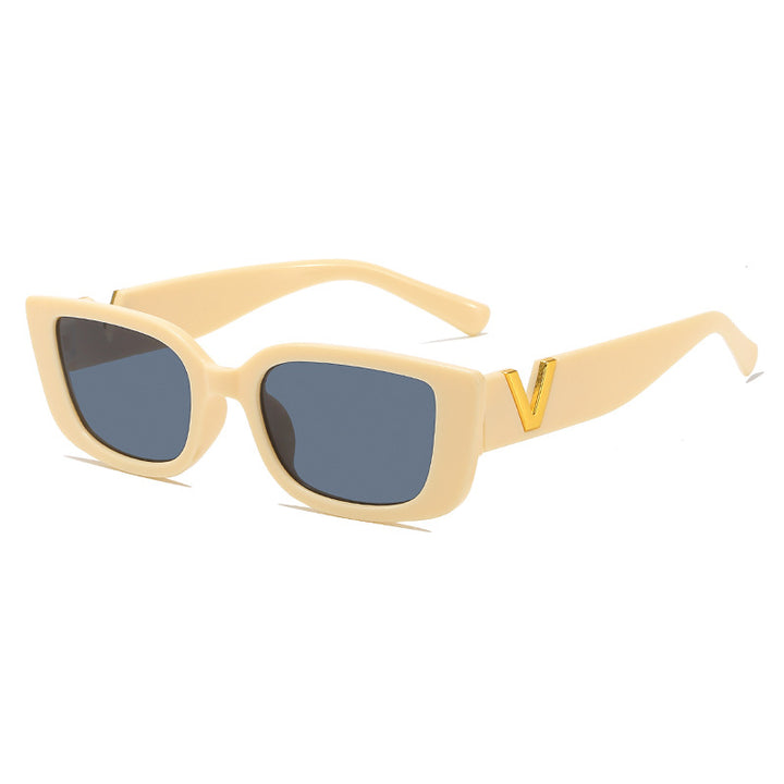 Stylische Quadratische Rahmen Sonnenbrille Karnz