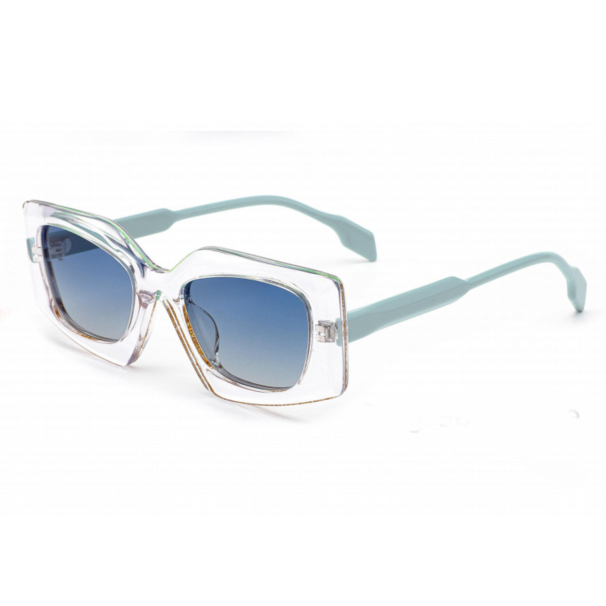 Damen modische Sonnenbrille im innovativen, facettenreichen Design Karnz