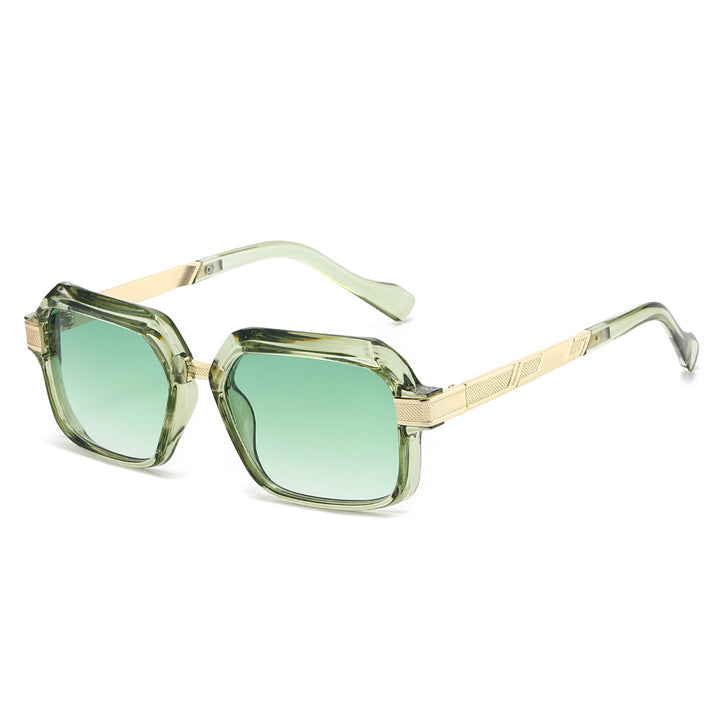 High-Style Geometrische Quadratische Rahmen Sonnenbrille Karnz