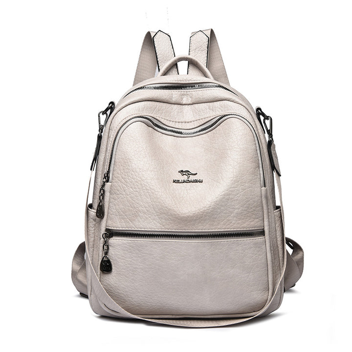 Vintage-inspirierter Leder-Rucksack Karnz