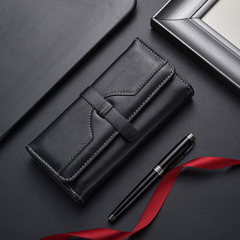Leder Clutch Geldbörse Karnz