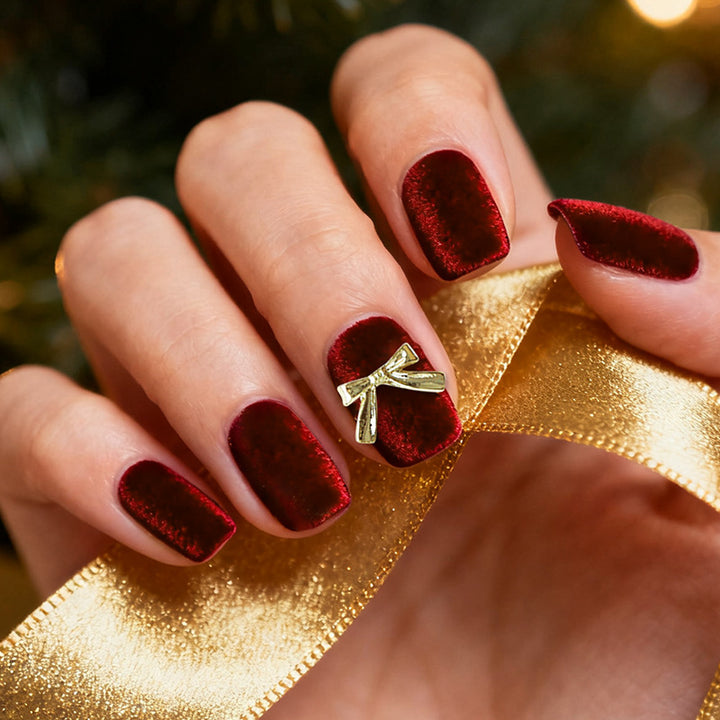 Velvet Press-On Nail Set Karnz