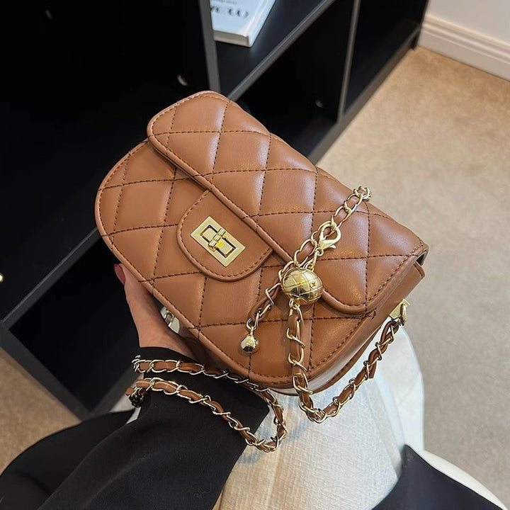Gesteppt Eleganz Schultertasche Karnz