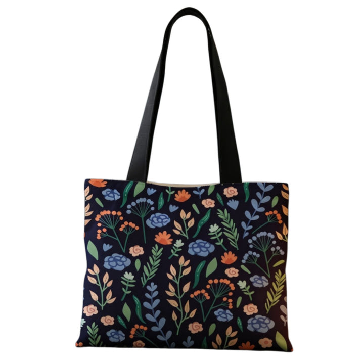 Künstlerische florale Druck-Canvas-Tasche