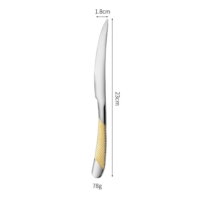 Feines und Elegantes Tafelmesser mit Rutschfestem Griff Karnz