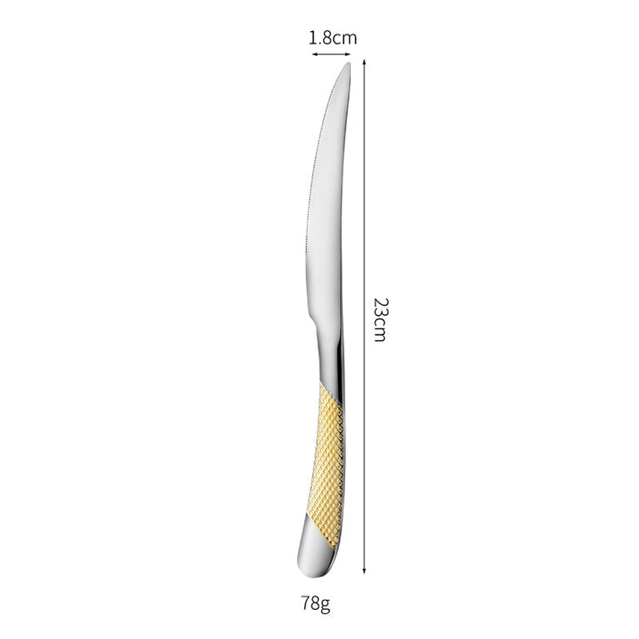 Feines und Elegantes Tafelmesser mit Rutschfestem Griff Karnz