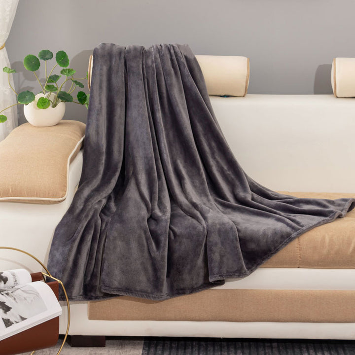 Ultra-weiches Plüsch-Fleece-Wurfdecke