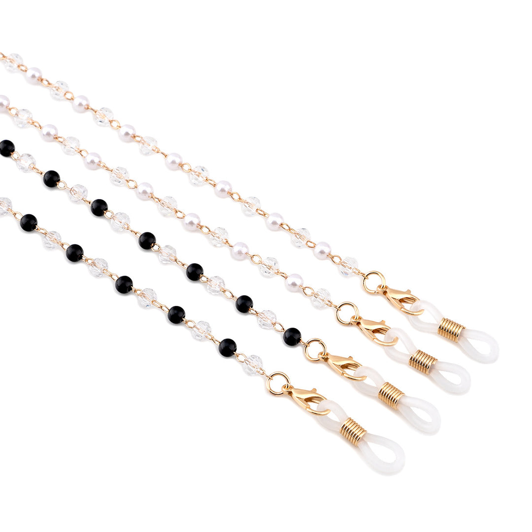 Eleganter Perlenbrillenhalter Karnz
