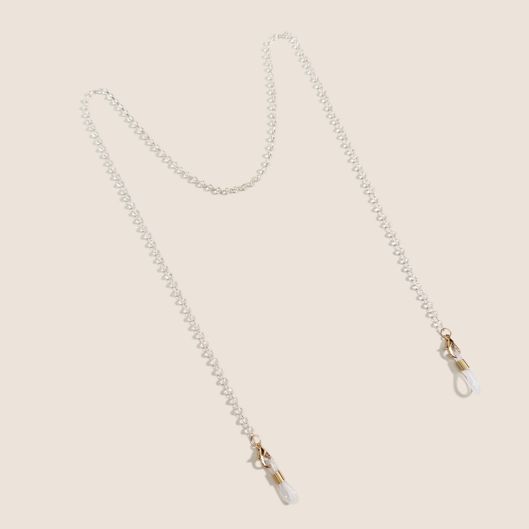 Elegante Perlen Brillenhalterkette Karnz