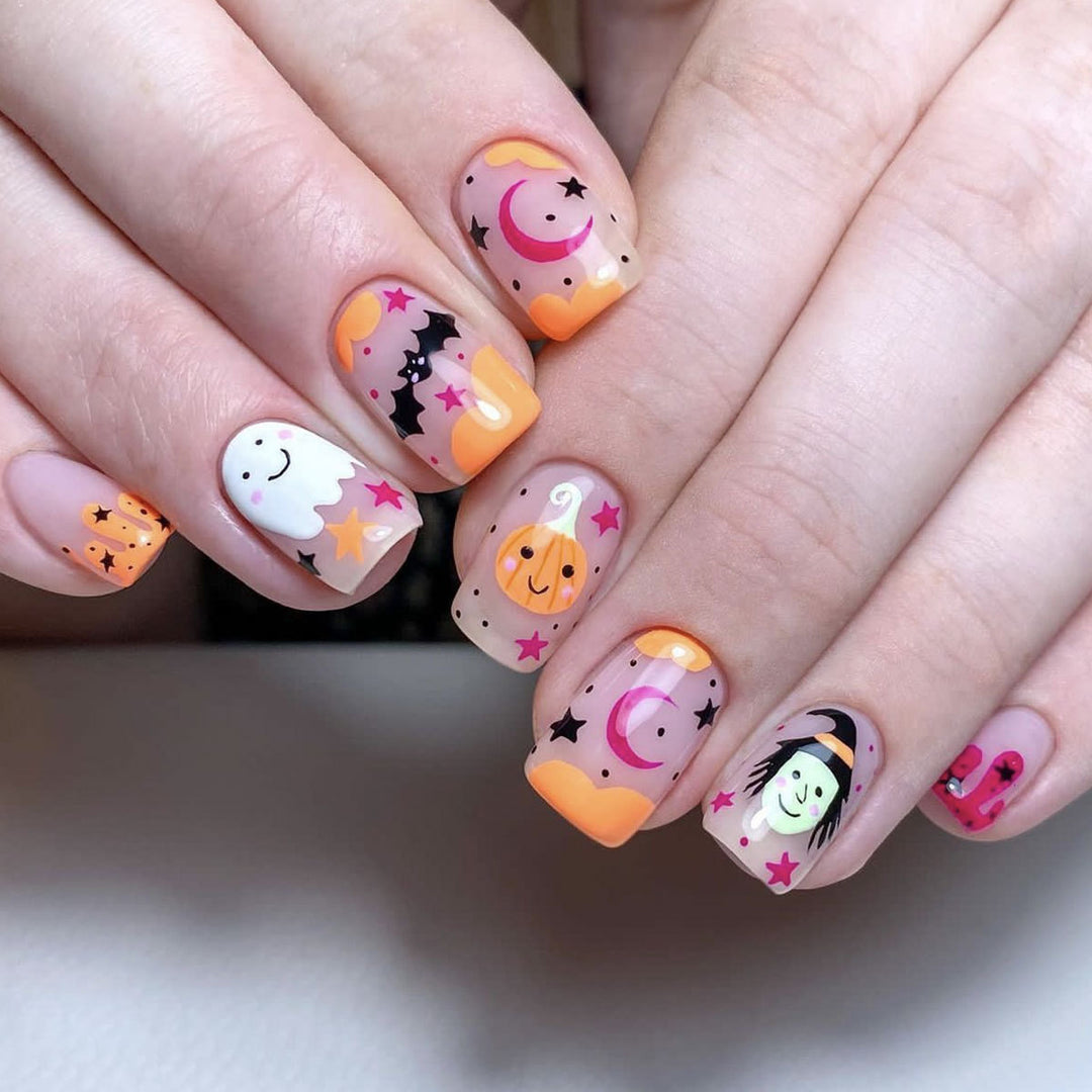Halloween-Themed Verspielt Nagelkunst Set Karnz